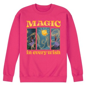 Men's - Disney - Magic In Every Wish Graphic Fleece Sweatshirt - 1 of 4