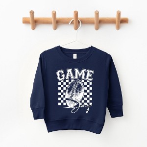 The Juniper Shop Retro Football Game Day Toddler Graphic Sweatshirt - 1 of 2