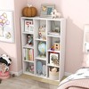 Tangkula 2PCS 11-Cube Bookcase Modern Geometric Bookshelf Storage w/ Anti-tipping Kits - 3 of 4