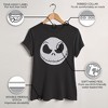Women's The Nightmare Before Christmas Halloween Jack Skellington Big Face T-Shirt - 3 of 4