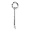 Black Bow Jewelry Sterling Silver, Athletic Collection, Small Polished Number 32 Pendant - 2 of 4