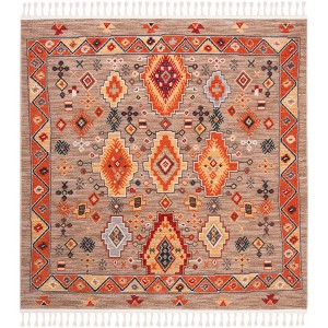 Farmhouse W/ Tassels FMH848 Power Loomed Indoor Rugs - Safavieh - 1 of 4