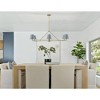 Crystorama Lighting Xavier 6 - Light Chandelier in  Vibrant Gold/Blue - 2 of 4