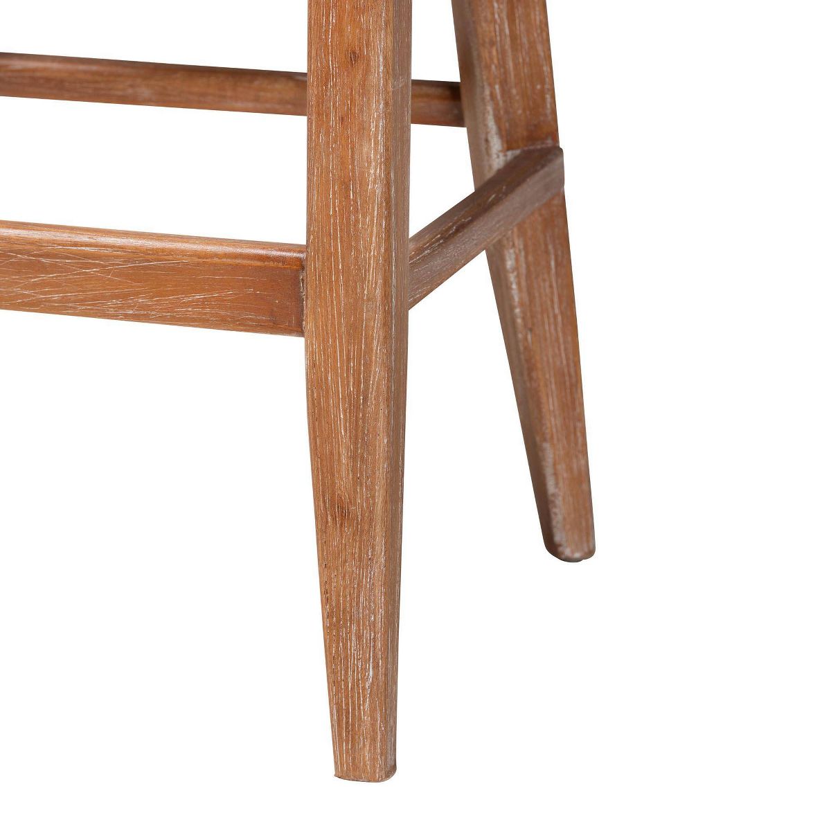 bali & pari Jasper Seagrass Bar Stool White Wash - thumbnail 4