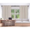 Lumi Home Furnishings 72"x144" Decorative Drapery Single Condo Rod Set Matte - 4 of 4