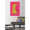 Trends International Reinders: Animals - Yellow Cat (Cheetah) Unframed Wall Poster Print Clear Push Pins Bundle 22.375" x 34" - 2 of 4