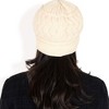 Anna-Kaci Women's Knitted Newsboy Cap with Braided Cable Pattern and Stylish Brim Design - 4 of 4