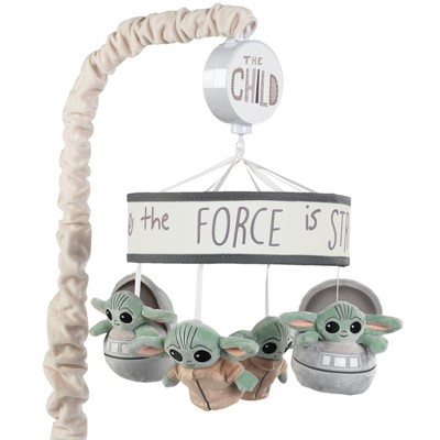 Lambs & Ivy Star Wars The Child/Baby Yoda Musical Baby Crib Mobile Soother Toy