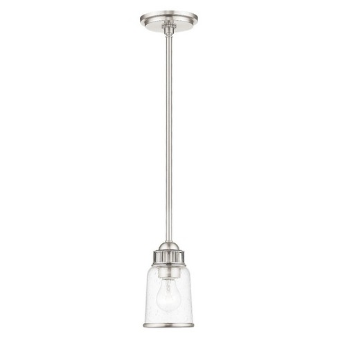 Livex Lighting Lawrenceville 1 - Light Pendant in  Brushed Nickel - image 1 of 4