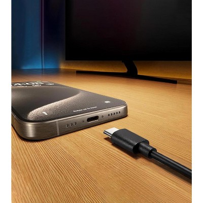 Open Box Samsung 3ft USB C Cable - C to C Cord, 3 Foot Black