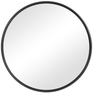 Uttermost Belham Industrial Round Iron Mirror 34.9" for Living Room & Entryway - 1 of 4
