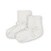 Hope & Henry Baby Sweater Beanie and Bootie Set (Soft White, 12-18 Months) - 3 of 4