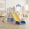 Infurnic Baby Activity Gyms, Multi-Activity Slide with Climbing and Swing, Ideal for Toddler Gifts, Multicolored, 65"*25.6"*44.5" - 3 of 4