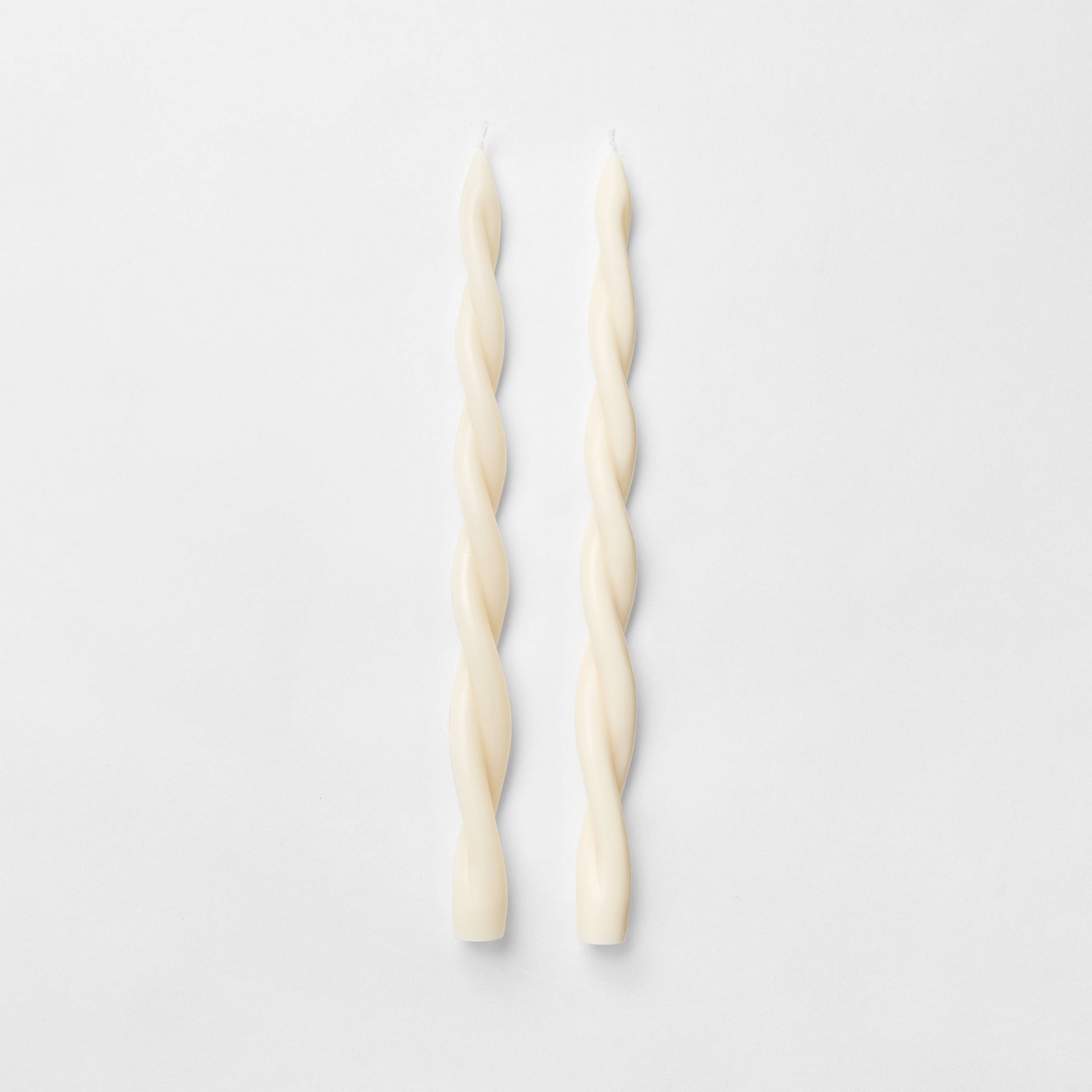 2pk Taper Cream Twist - Threshold™ Designed by Studio McGee