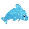 Unique Bargains Foil Dolphin Shape Balloon Wedding Party Anniversary Celebration Decor Blue 39" - 2 of 3