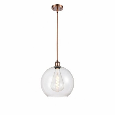 Athens - 1 Light Mini Pendant In Industrial Style-14.38 Inches Tall and 11.75 Inches Wide