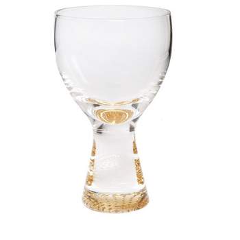 Set of 6 Water Glasses with Rich Gold Design – Classic Touch Decor