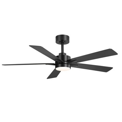 Airsurfer 52-Inch Black Ceiling Fans with Remote