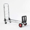 NAYSAYE 3 in 1 Convertible Hand Truck and Dolly Foldable Cart with Flat Free Rubber Wheels for Easy Transport, Black, 21.45"*40.9"*18" - 3 of 4