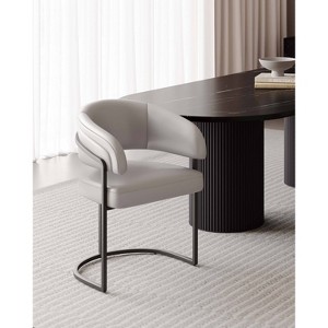 Manhattan Comfort Augusta Modern Leatherette Upholstered Dining Chair - 1 of 4