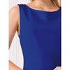 Hobemty Women's Sleeveless Boat Neck Casual Office Sheath Dress - 4 of 4