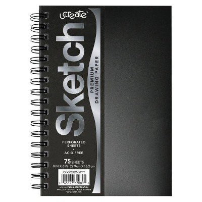 Marker Paper - 9 x 12 inch Marker Paper Sketchbook, 50 Sheets Per Pad,  White Acid-Free, 75 GSM Paper, Lightweight and Sketching and Drawing Pages
