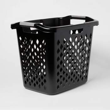 2.1bu Lamper Laundry Basket Black - Brightroom™