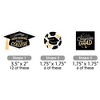 Big Dot of Happiness Hello College Graduation Paper Straw Decor - Party Striped Decorative Straws - Set of 24 - 2 of 4