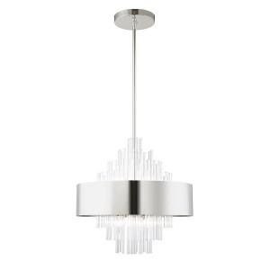 Livex Lighting Orenburg 8 - Light Pendant in  Polished Nickel - 1 of 1