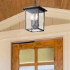 Nuvo Lighting Jamesport 3 - Light Pendant in  Matte Black - 3 of 4