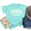 Simply Sage Market Varsity Summer Vibes Garment Dyed Tee - 3 of 4