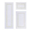 Hotel 3 PC Bath Rug 100% Premium Cotton Tufted Weave Two Tone Reversible Bathroom Rug, Super Soft Absorbent, Machine Washable Bath Mat - 2 of 4