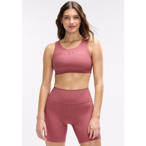 Peloton Women's Cadent V-Back Bra, Roan Rouge - 1 of 4