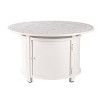 44" Round Aluminum 55000 BTUs Propane Fire Pit Table with Two Covers - Oakland Living
 - 2 of 4