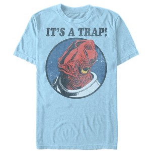 Men's Star Wars It's a Trap Admiral Ackbar T-Shirt - 1 of 3