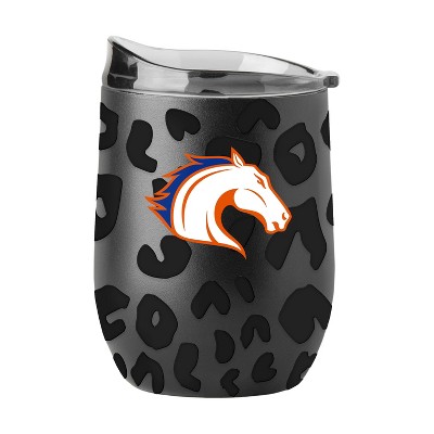 NCAA UT Arlington Mavericks 16oz Black Leopard Stainless Steel Wine Tumbler