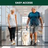 Pet Play Pen, Indoor/Outdoor,Heavy Duty Metal Pet Exercise Pen, Wide Door Low Threshold,Portable Pet Playpen - 2 of 4