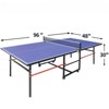 VisioGear Game Table, Foldable Tennis Table, Portable Ping Pong Table Set for Indoor Outdoor - 3 of 4