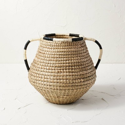 Small Basket with Woven Handle Natural Brown   Opalhouse™ designed with  Jungalow™