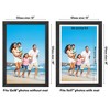 Americanflat 11x14 Picture Frame with Shatter-Resistant Glass, Use as 8x10 Frame with Mat or 11x14 Frame Without Mat, Hudson Collection, Natural Oak - 2 of 4