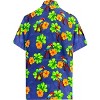 LA LEELA Mens Hawaiian Short Sleeve Button Down Shirt Men's Summer Shirts Casual Beach Vacation Hawaii Island Shirts for Men Funny - 2 of 4