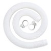 Funsicle P56000017 Universal Hose Kit, Replacement Hose for Above-Ground Pools, Hose with 2 Clamps, 59" Long x 1.5" Diameter, (2 Pack) - 2 of 4
