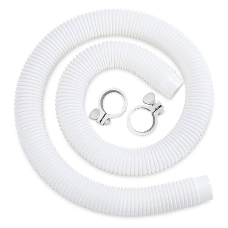Funsicle 59" Long x 1.5" Diameter Universal Replacement Part Hose Accessory Kit for Above Ground Swimming Pools, 1 of 8