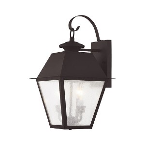 Livex Lighting Mansfield 2 - Light Wall Light in  Bronze - 1 of 2