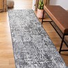 World Rug Gallery Distressed Abstract Stain Resistant Soft Area Rug - 2 of 4