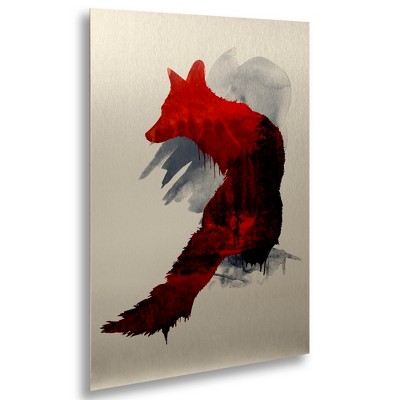 Trademark Fine Art - Robert Farkas 'Bad Memories' Floating Brushed Aluminum Art