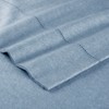 Pointehaven 180 GSM Brushed Cotton Solid Soft Flannel Deep Pocket Oversized Sheet Set - 4 of 4