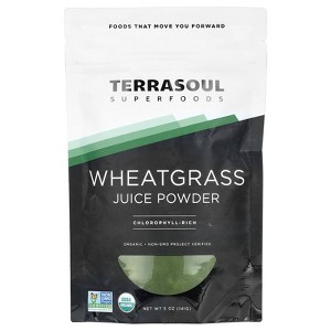 Terrasoul Superfoods Wheat Grass Juice Powder, 5 oz (141 g) - 1 of 2