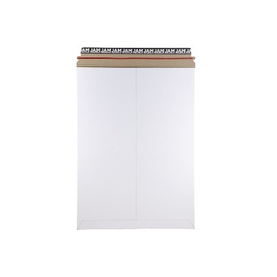 JAM Paper Stay-Flat Photo Mailer 13" x 18" White Sold Individually 6PSW