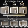 Anti-Fog LED Bathroom Mirror, Dimmable Vanity Mirror with Front & Back Lighting, Memory Function, Stepless Dimming, Modern Bathroom Wall Mirror - 4 of 4